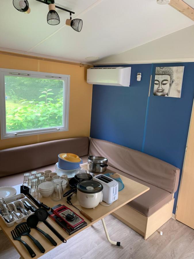Les Mobil Homes D'Oliver Rob Saint-Chéron Esterno foto
