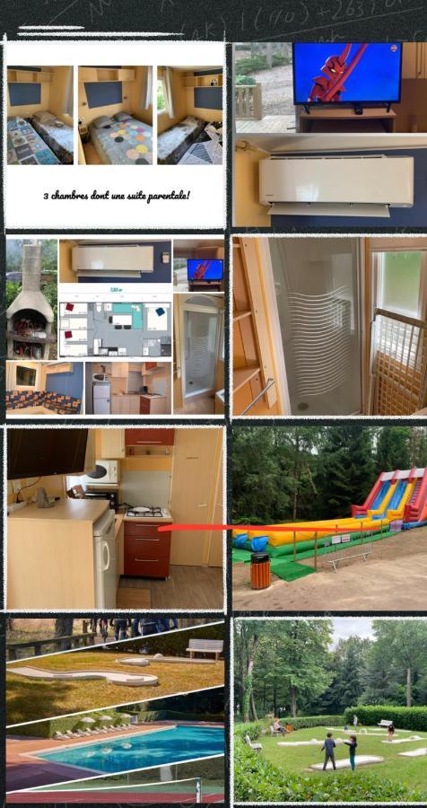 Les Mobil Homes D'Oliver Rob Saint-Chéron Esterno foto