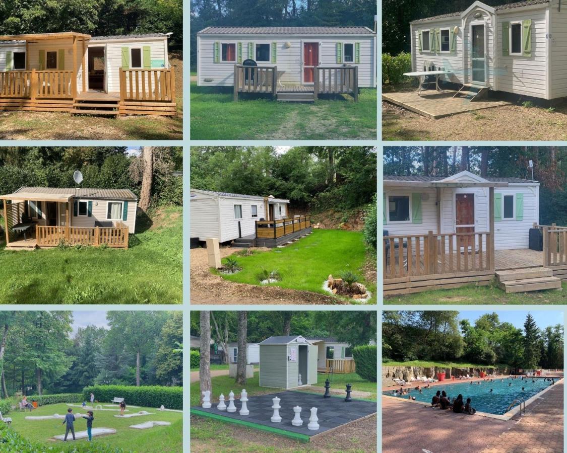 Les Mobil Homes D'Oliver Rob Saint-Chéron Esterno foto